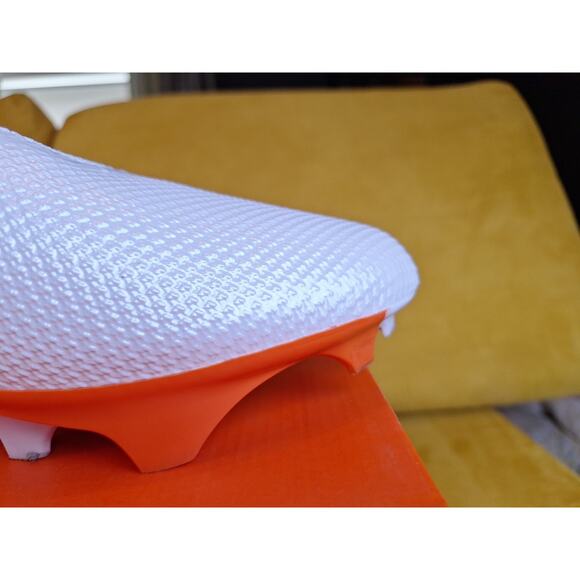 Nike Vapor Edge Pro 360 Football Cleats White Orange Men\'s Size 12.5 CV6345-100 main image 13